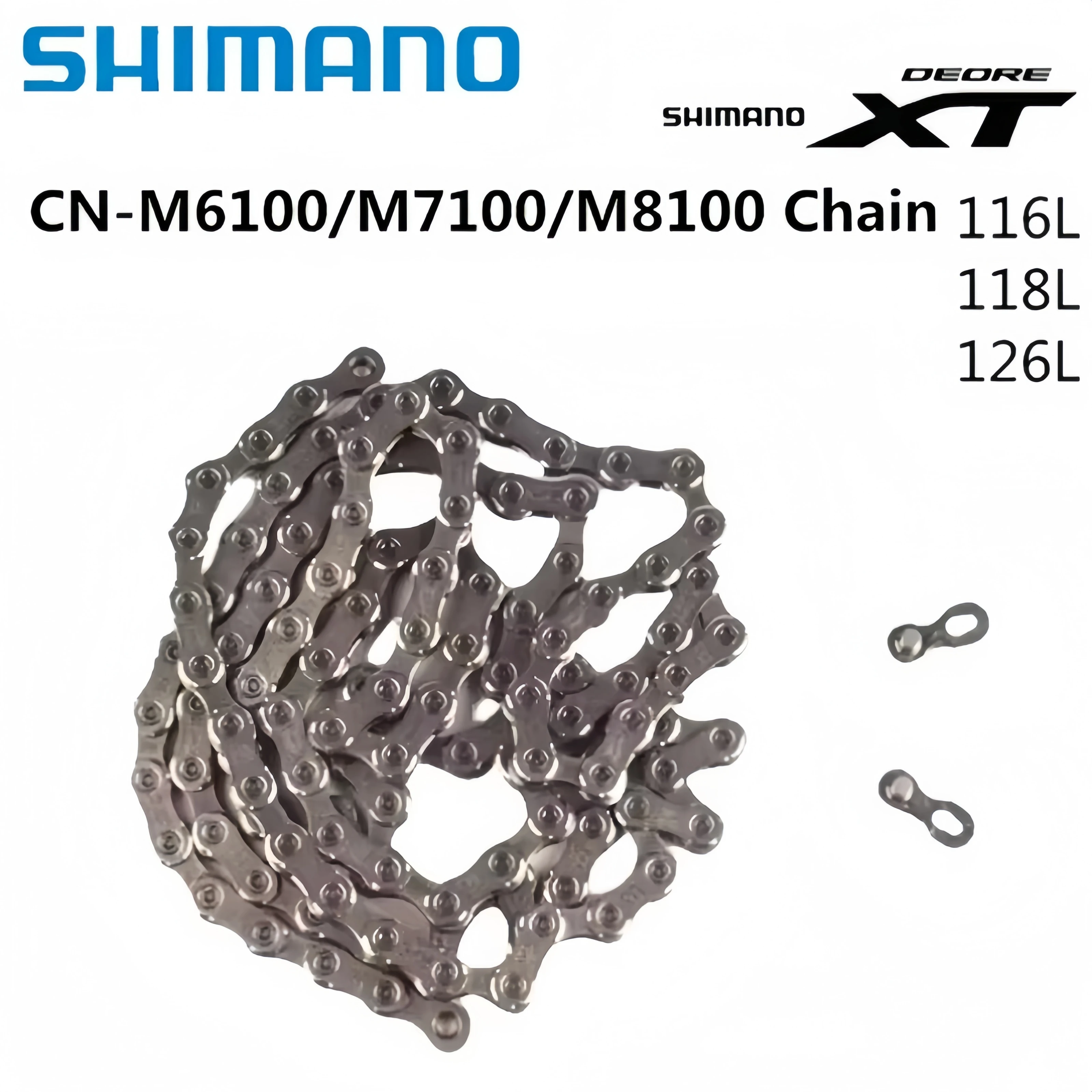 【セール中】シマノ DEORE XTR CN M9100 XT M8100 SLX M7100 DEORE M6100 チェーン 12s MTB 自転車チェーン 116L 124L 126L 自転車オリジナルシマノ