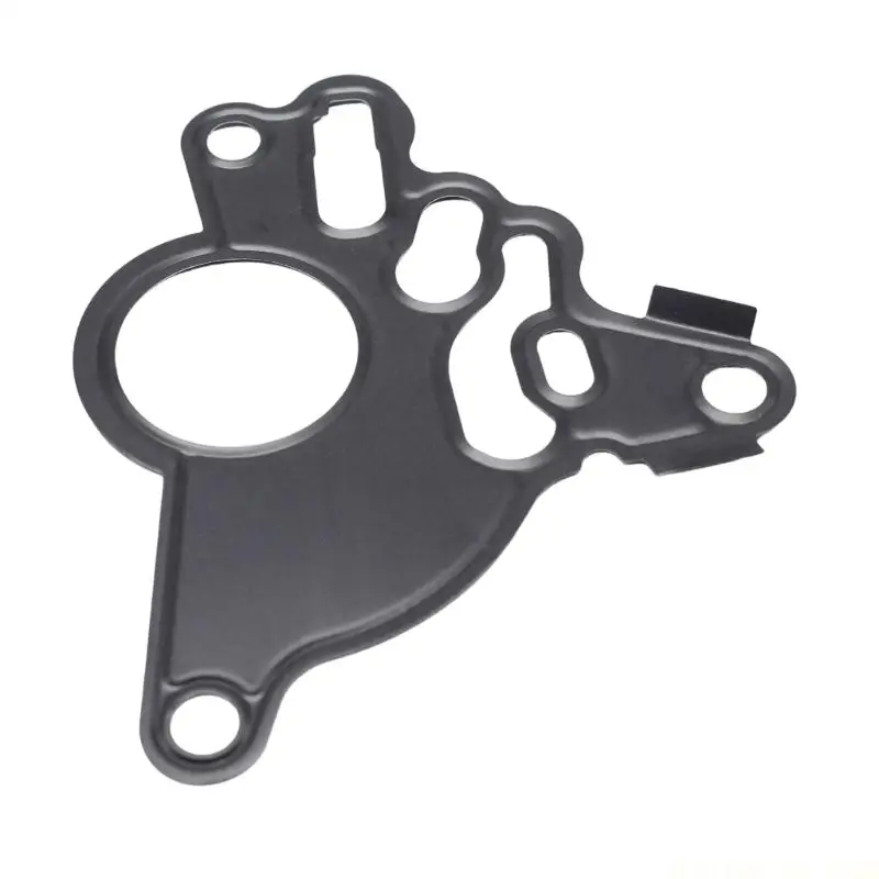 J0MA Vacuum Pump Gasket Metal Stamped Opening Layout, Single Piece Pump Mounting Seal for Fuel Pump Repair and Routine Vehicle