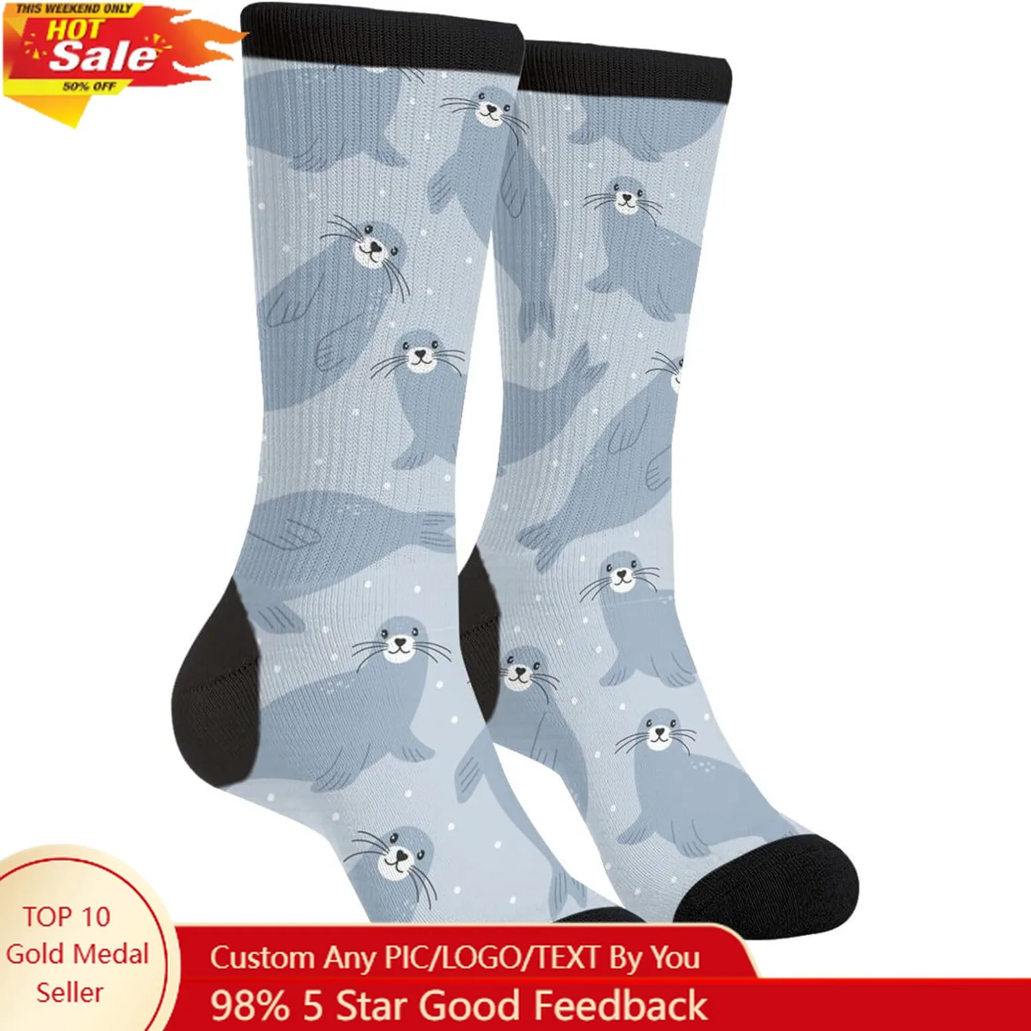 Calzini casual divertenti e funky per uomo donna