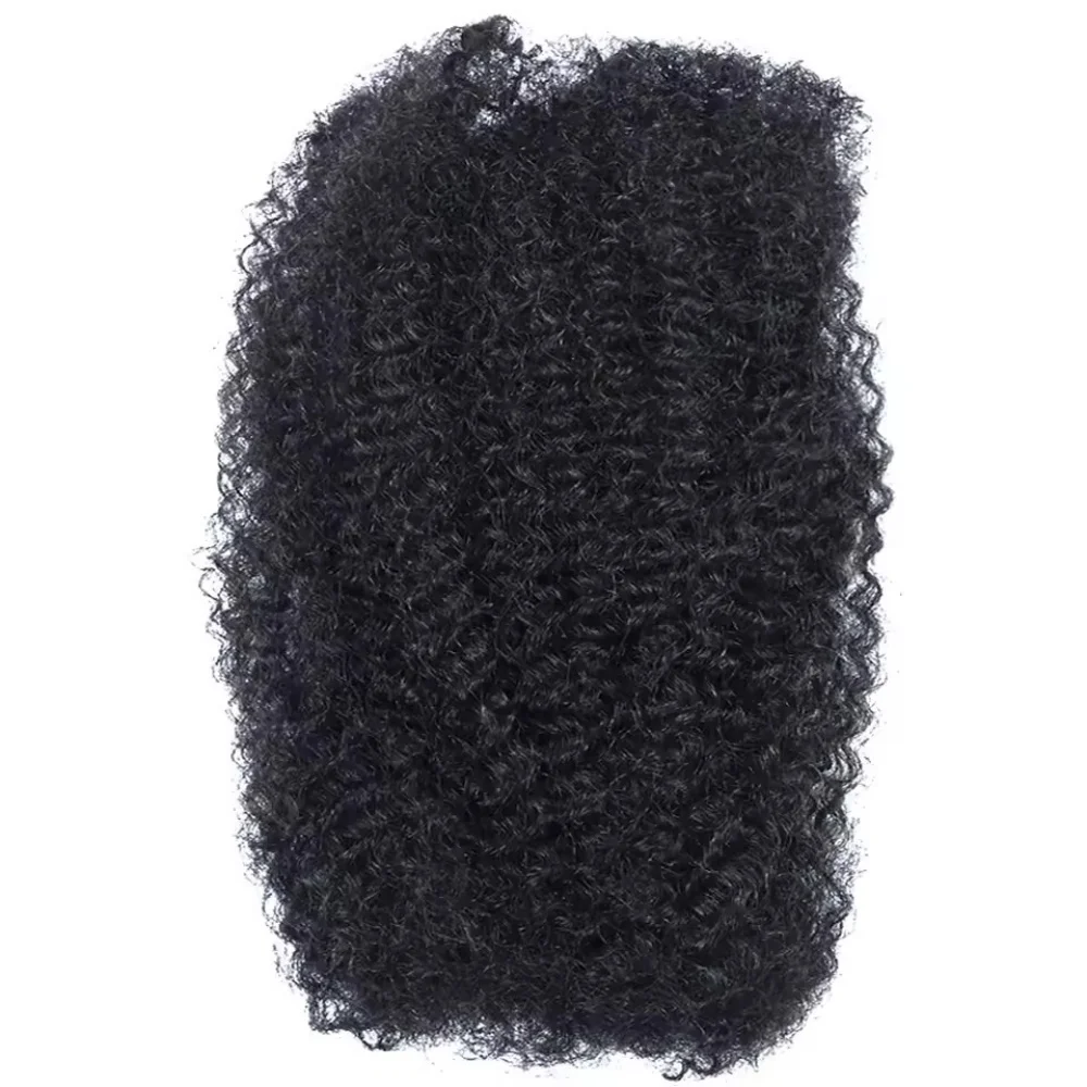 Afro Kinkys Bulk Human Hair for Dreadlock Extensions Loc Repair Braiding Twist Tight Afro Kinky Human Hair for Loc 1Packs 50/30g