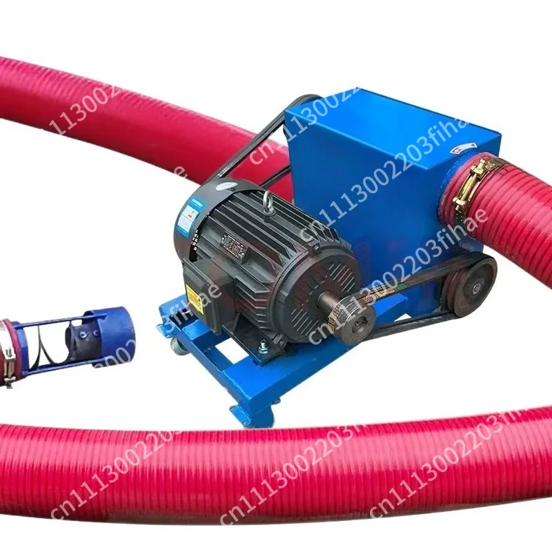 Grain depot feeder Hose type grain pumping machine Cement powder conveyor Large suction truck pumping machine