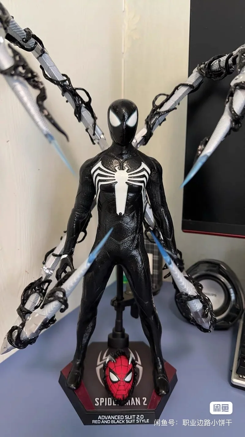 Hot Toys 1/6 VGM56 Человек-паук 2 Питер Паркер Черный Веном
