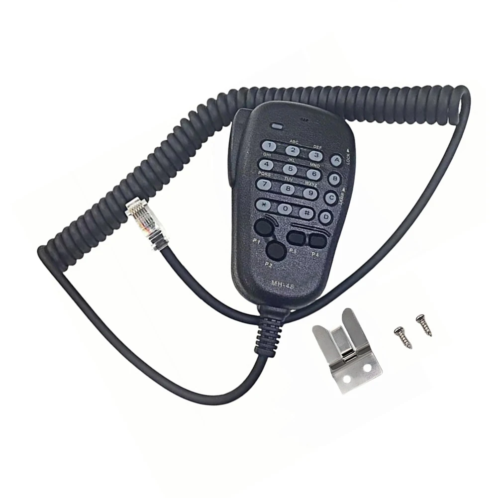 MH48 MH48A6J Microphone Compatible with For Yaesu FT 8900R FT 7900R Radios 6 Pin Connector with LED Night Light