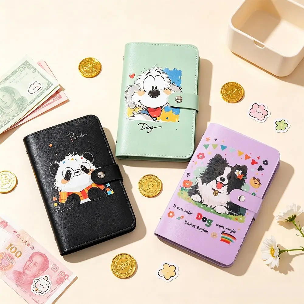 Multi-Purpose PU Leather Cash Saving Binder Household Large Capacity Money Storage Book Portable Cash Organizer Book Home