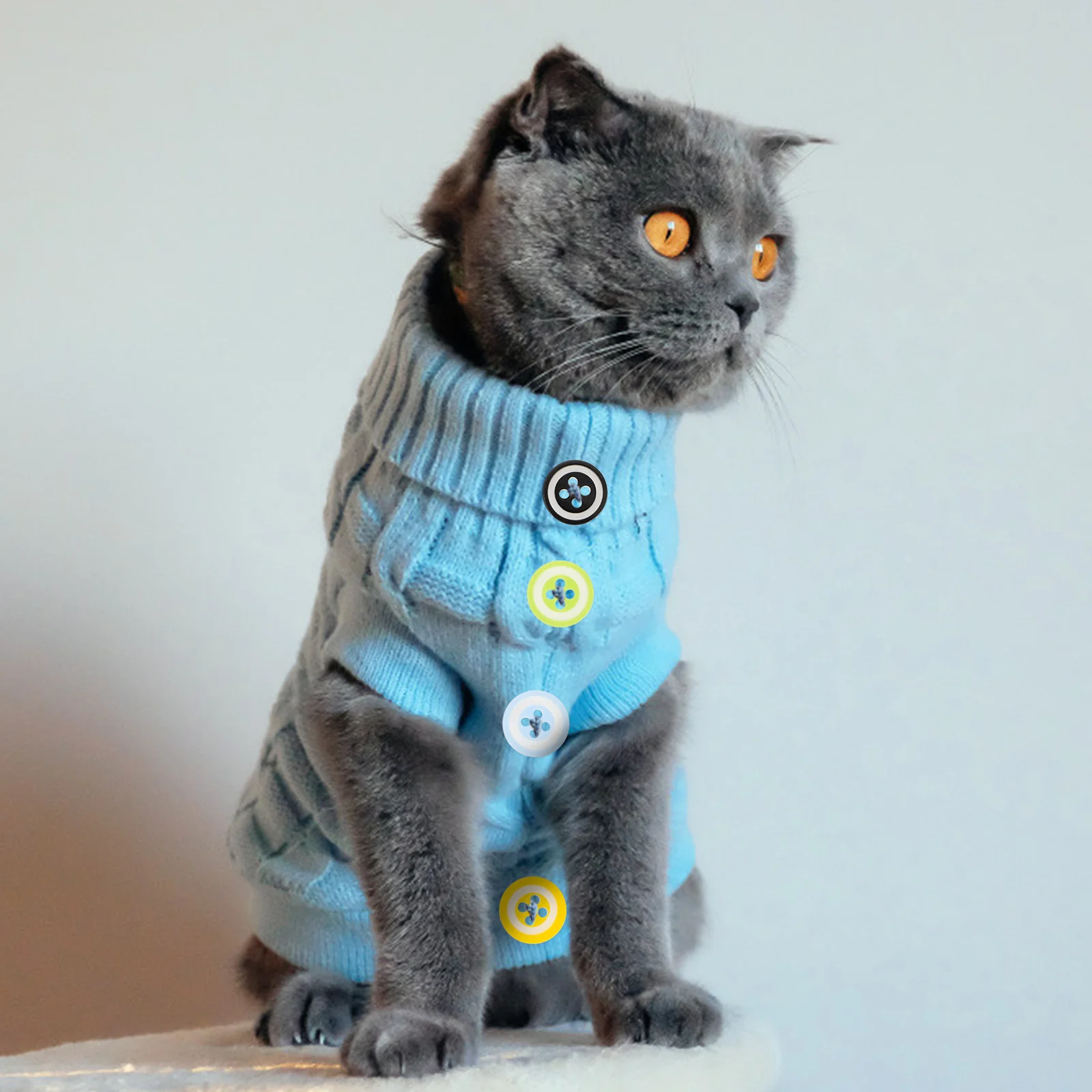 

150pcs Color Clothes Buttons Resin Four-Hole Replacement Buttons For Sewing Crafting Candy Color Button Diy Garment Decor