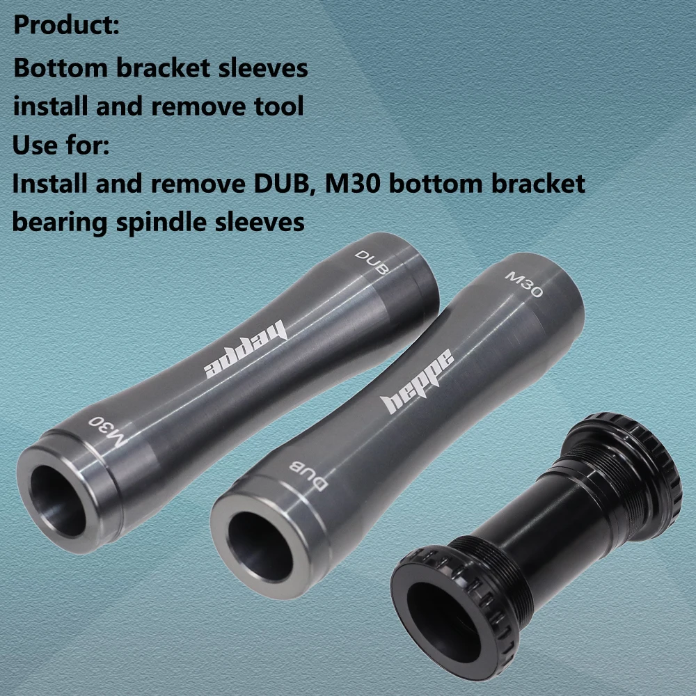 Bicycle Bottom Bracket Repair Tool BB Bearing Sleeve Installation and Removal Tool DUB M30 Bottom Bracket Sleeve Remover