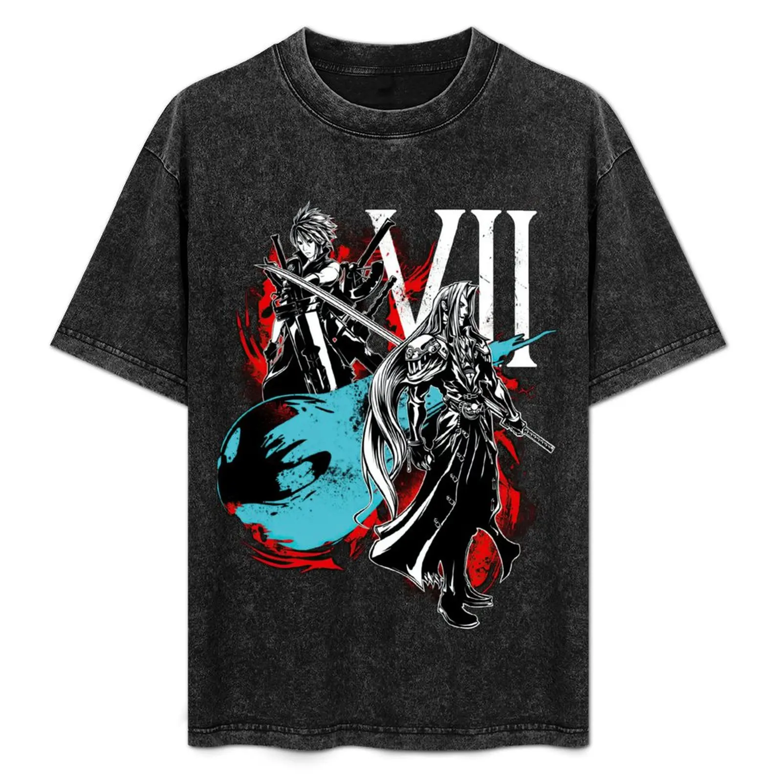 

Fantasy VII Rivalry T-Shirt Urban Style Casual Short Sleeve Top