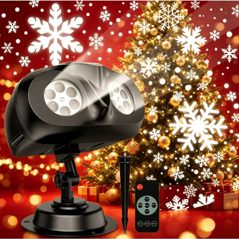 christmas-festival-outdoor-led-projector-light-double-head-snowflake-pattern-waterproof-ground-plug-spotlight