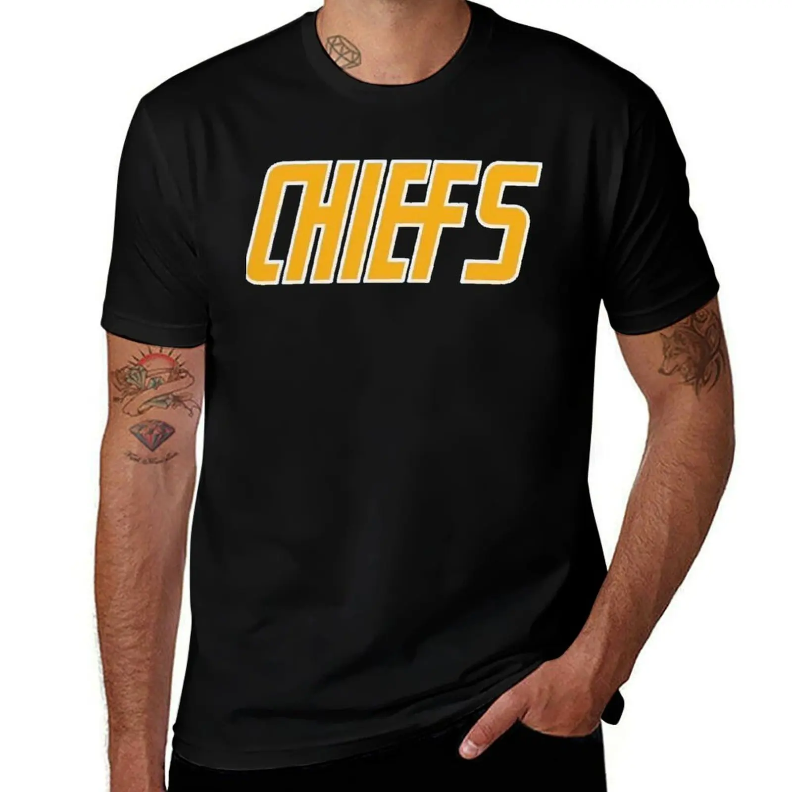 Slap Shot - Charlestown Chiefs - Hanson Brothers - Blue T-Shirt custom shirt oversizeds graphics mens tall t shirts