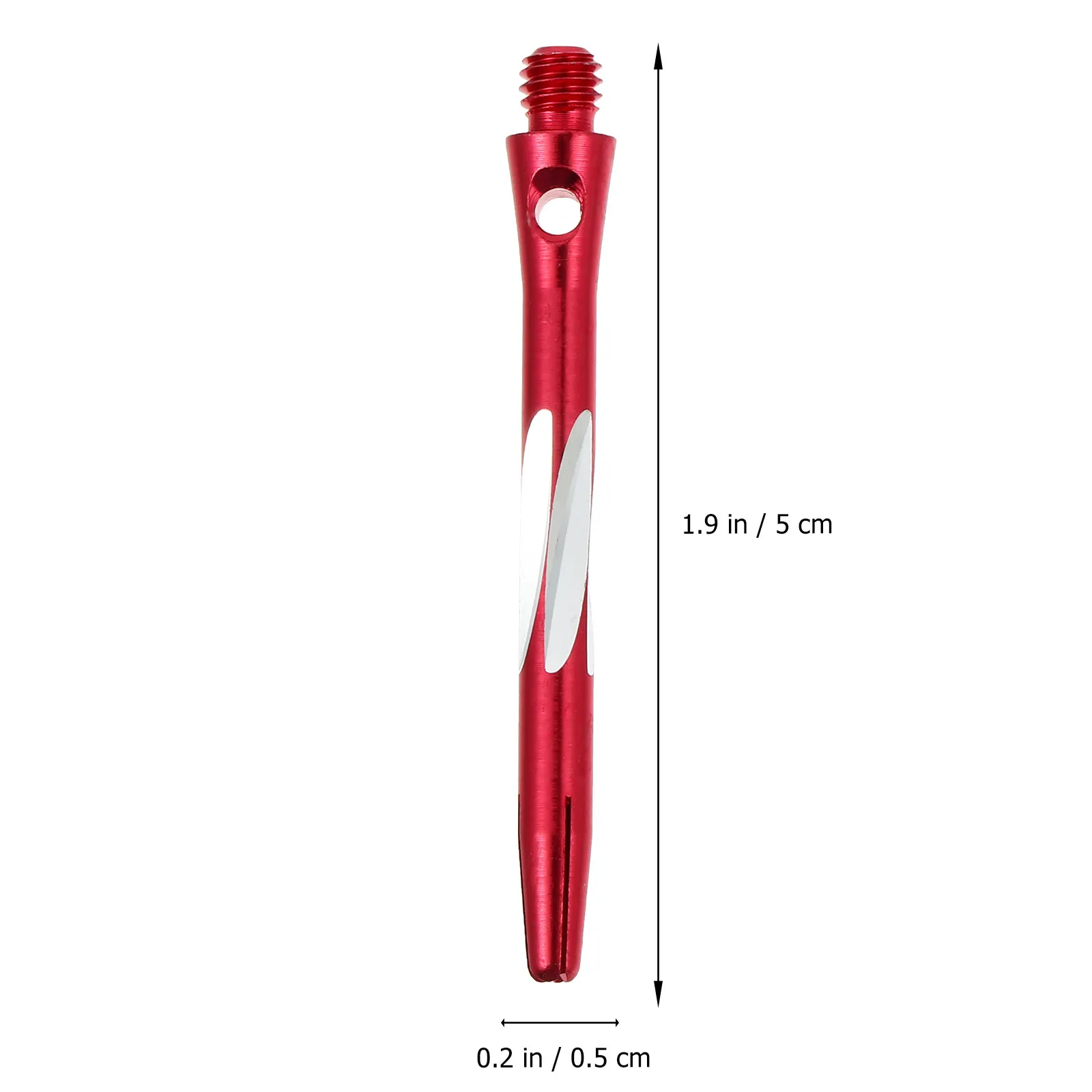 5Pcs High-Durability Aluminium Alloy Dart Shafts 2Ba Standard Thread Knurled Surface for Enhanced Grip Dart Flight Path Balance