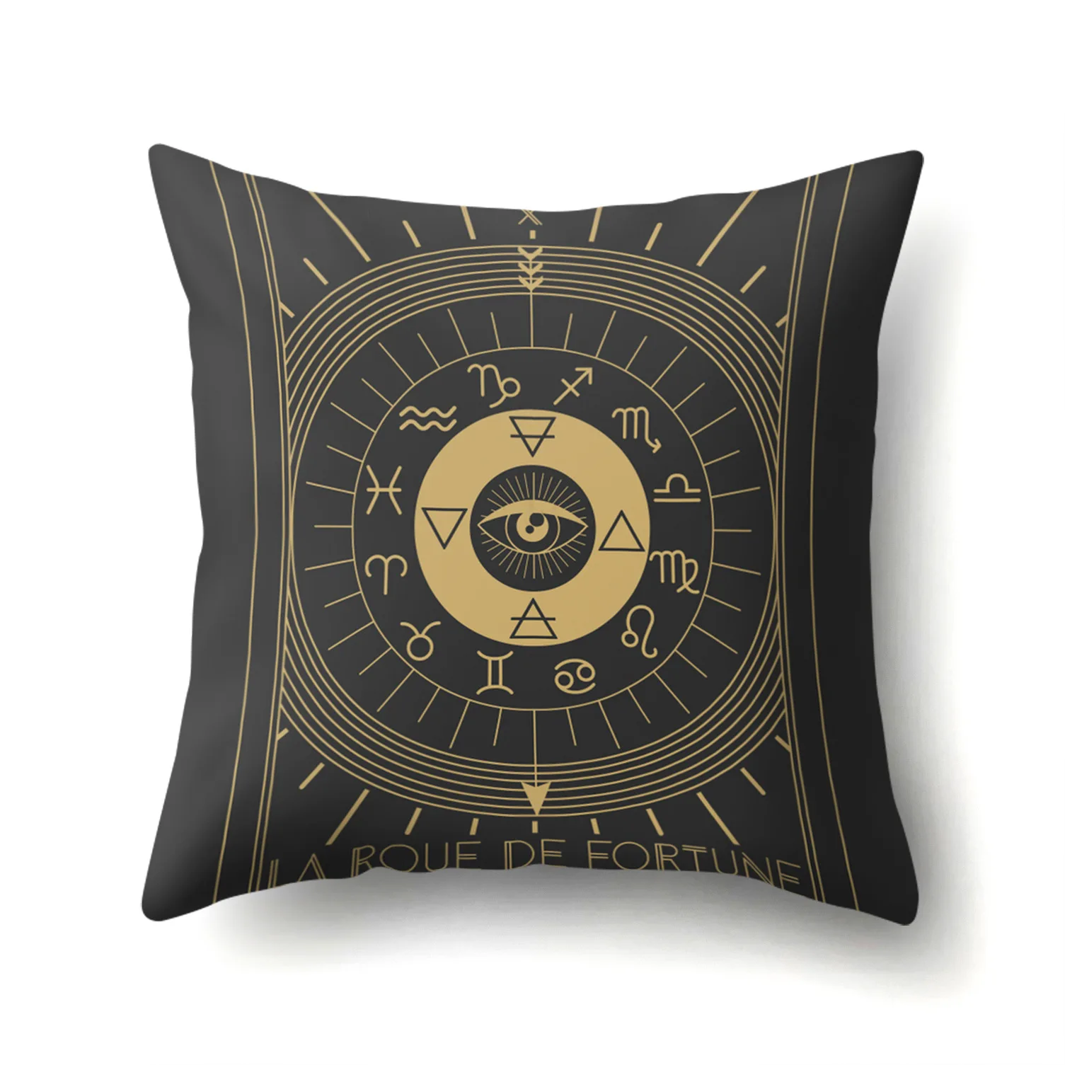 

Vintage Sun Moon Pillowcase Luxury Tarot Mandala Pillow Case for Living Room Sofa Bedroom Home Decor Holiday 40c40 45x45 50x50