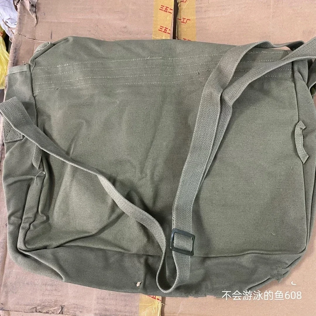 حقيقي الأصلي مستودع فائض 1960's الجيش الصيني حقيبة قماش حزمة حقيبة الاتصالات بمناسبة جمع