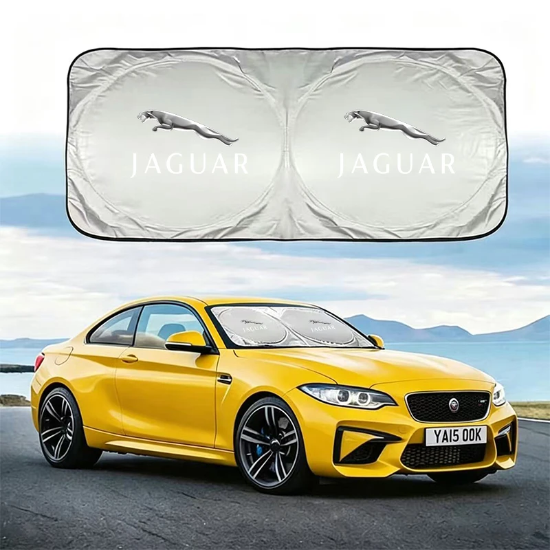 Parasol para parabrisas de coche, protección UV para Jaguar F-Pace XKR XEL XFL XK XJL XJ6 XJS E-Pace I-Pace S-Type X-Type XFR