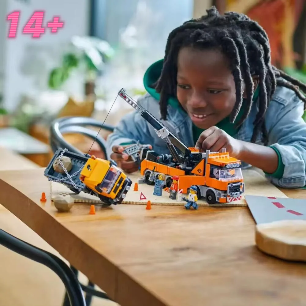 

В наличии: конструктор MOC 60467, серия «Город», модель тяжелого башенного крана, набор строительных блоков, подарок на Рождество и Хэллоуин