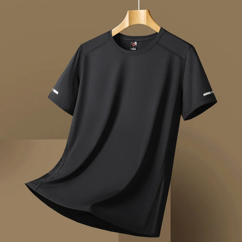 

2024 Men’s Active Quick Dry Crew Neck T Shirts | Athletic Running Gym Workout Short Sleeve Tee Tops Basketball Jersey