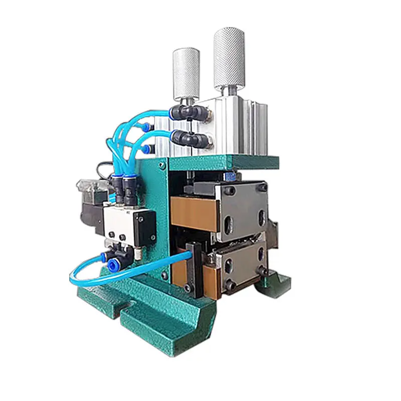 Vertical pneumatic peeling machine, cable wire dialing peeling and twisting wire peeling machine c