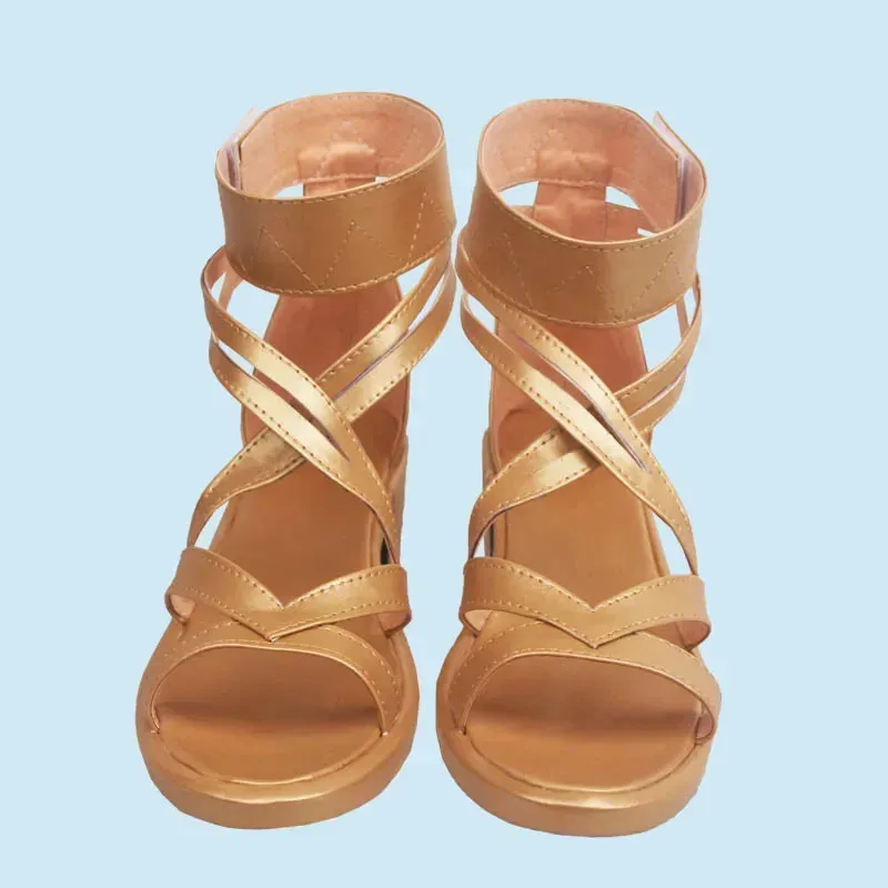 

RealCos Genshin Impact Sumeru Candace, обувь, ботинки, аксессуары для костюма для косплея на Хэллоуин