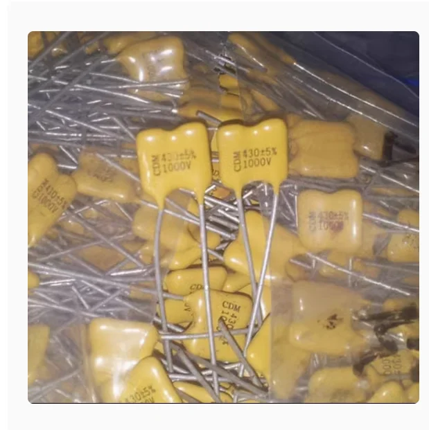 10PCS new CDM Silver Mica 1000V430PF 5% Yellow mica capacitor 1KV 430P 1000v audio 430pF/1000V 431