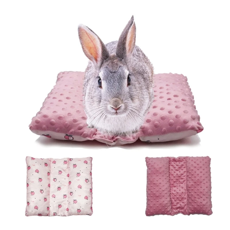 Rabbits Gerbil Furry Pad Soft Bed Large Pad Cushion Suitable For Soft Cushion For Hamster Mouse Cage Acessories