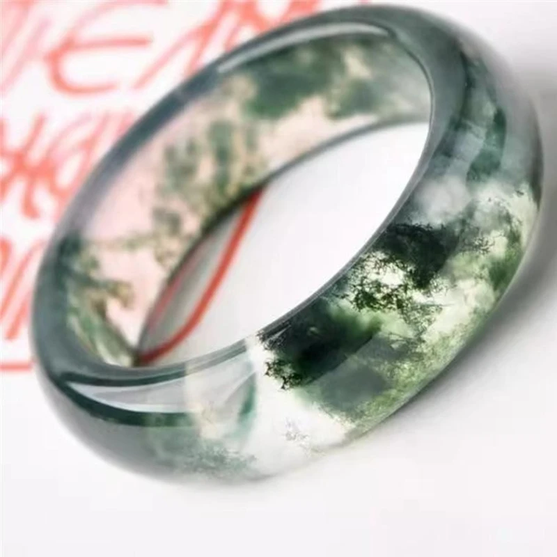 

Ice Aquatic Agate Ring, Ring Fashionable Temperament Elegant Ring