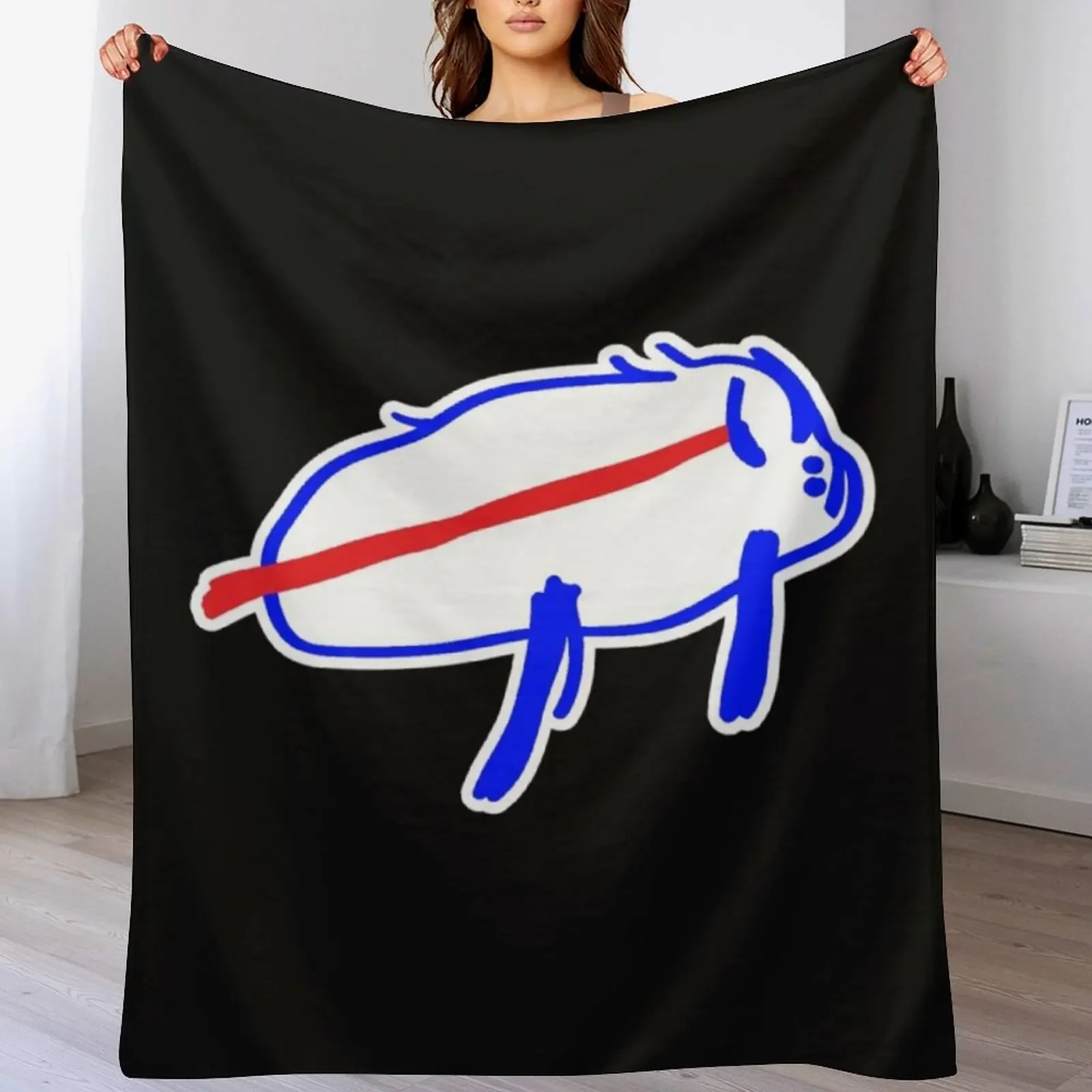 Josh Allen Drawing Classic . Throw Blanket Cozy Napping Blanket Gift for Mom Dad