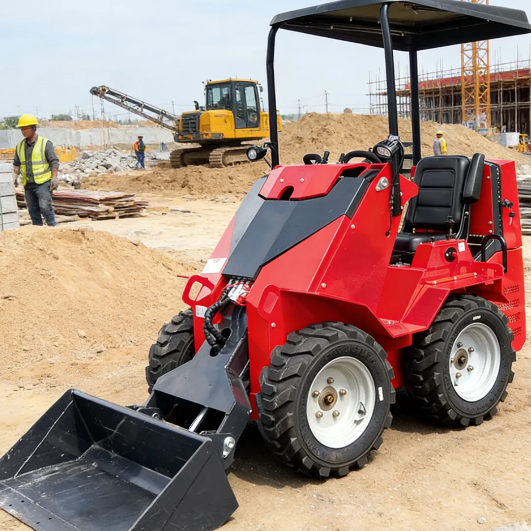 

Customized compact crawler-type wheel loader with CE certification, loader, skid loader