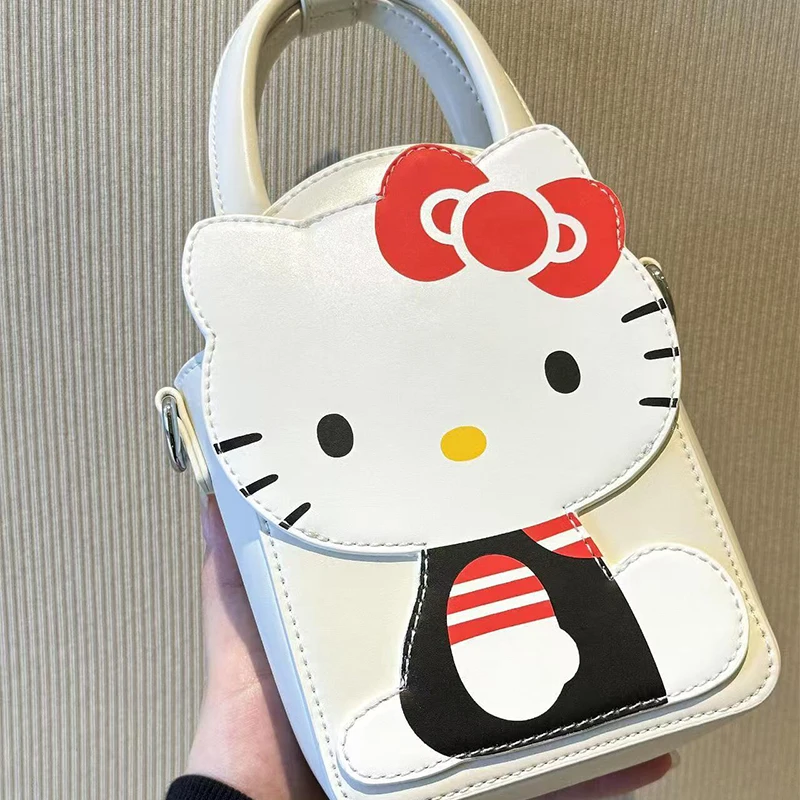 Sanrio Kawaii Hello Kitty Vitality Girl Anime Cute Storage Bag Shoulder Bag Messenger Bag Mobile Phone Bag