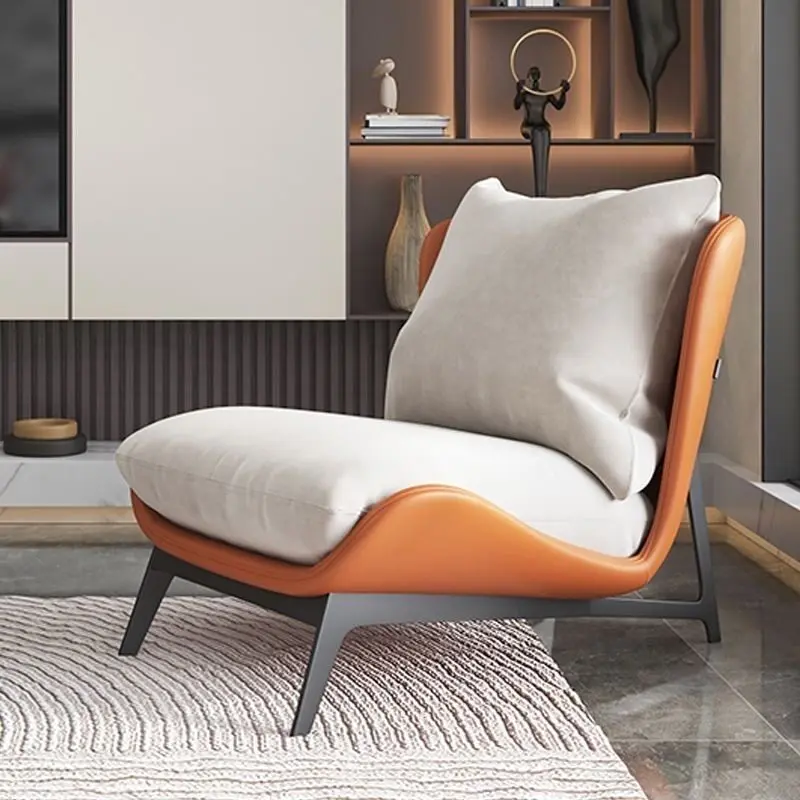 Cafe Single Nordic Living Chairs High Back Cozy Lazy Boy Indoor Living Room Chairs Reading Comfy Sedie Da Soggiorno Furniture