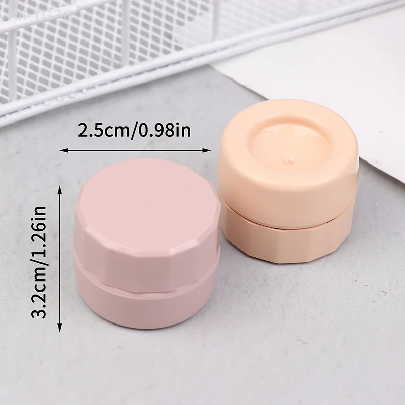 5g Empty Plastic Jar Nail Art Cosmetic Container Face Cream Pot Nail Gel Powder Box Makeup Lotion Trial Sample Packaging Tool