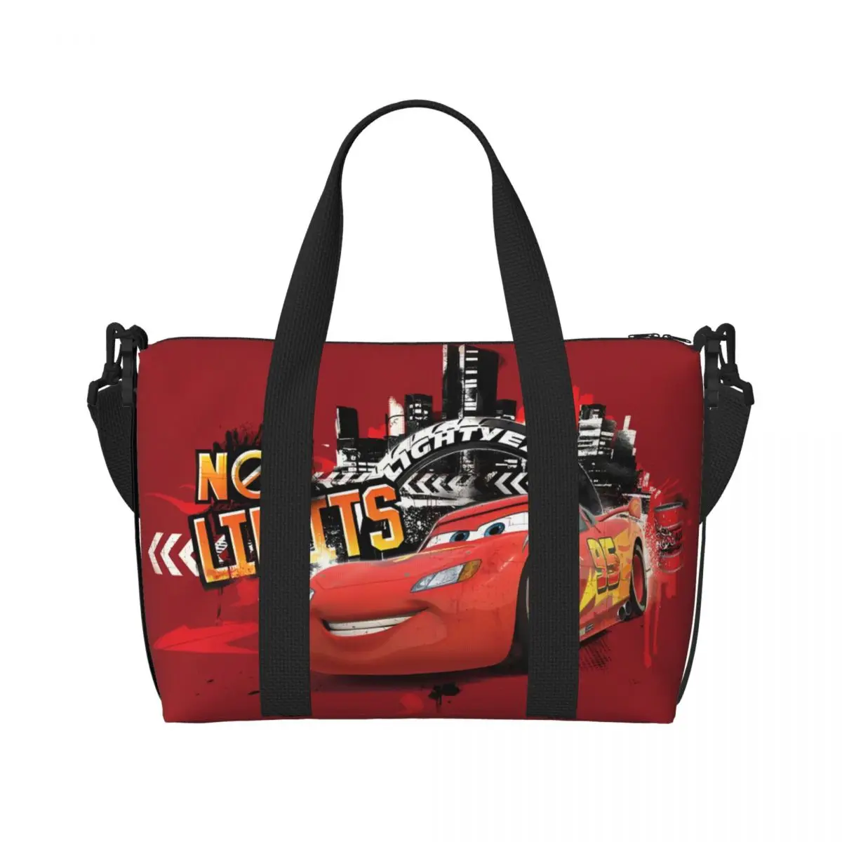 

Custom Lightning Mcqueen Travel Luggage Cover Washable Racing Car Suitcase Cover Protector Fit 18-32 Inch