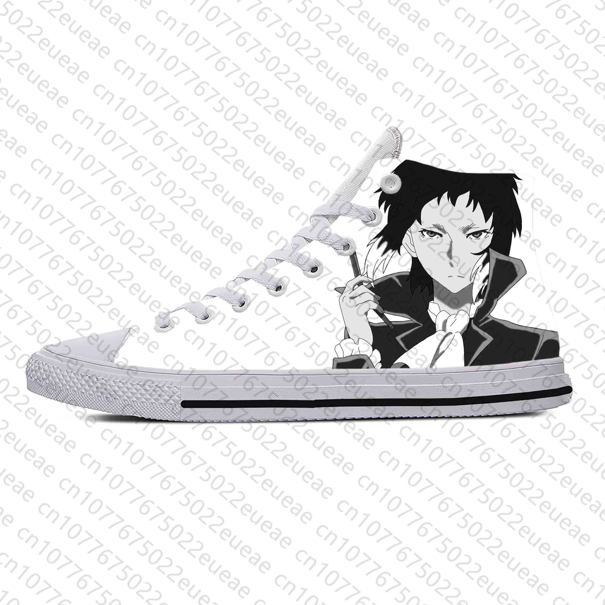 Zapatillas de tela informales para hombre y mujer, zapatos ligeros y transpirables con estampado 3D de Anime, Manga Bungo Stray Dogs Akutagawa Ryunosuke