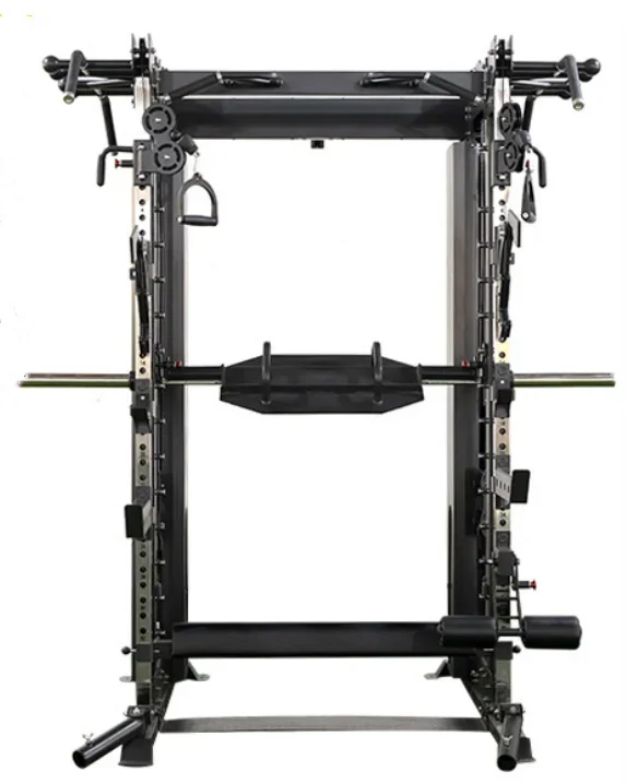 

Commercial Smith machine comprehensive trainer home bench press squat small gantry multifunctional fitness equipment