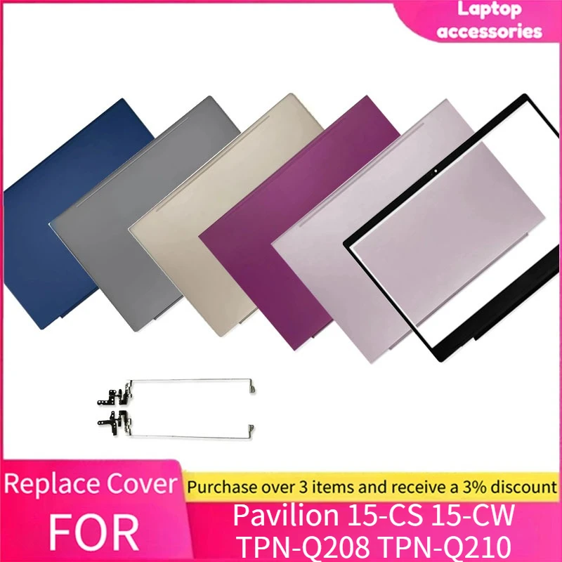 NEW For HP Pavilion 15-CS 15-CW TPN-Q208 TPN-Q210 Laptop LCD Back Cover/Front Bezel/Palmrest/Bottom Case/Hinge/keyboard