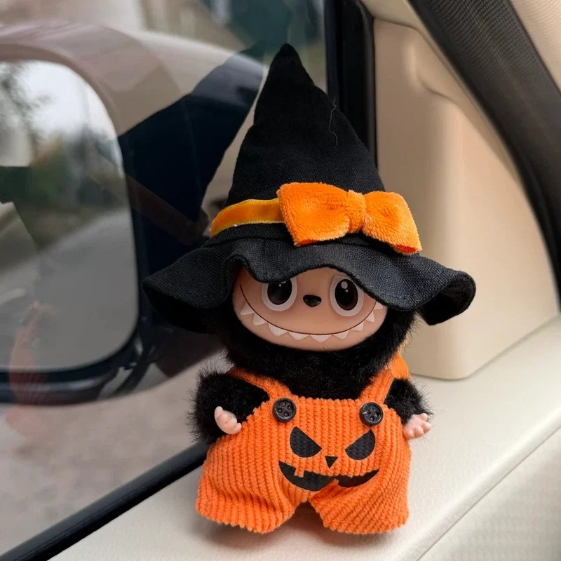 Ubranka dla lalek Labubu 4.0 Mini Edition 10cm, stroje na Halloween, kostiumy Labubu 4.0 Heart's Secret Tarot, akcesoria dla lalek