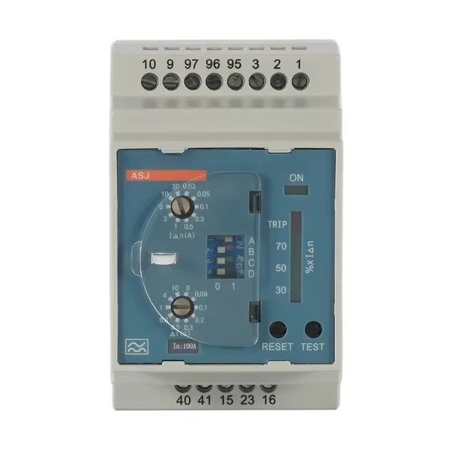 Asj Series Residual Current  Circuit Breaker Type Dc Earth Leakage Relays Insulation  Relay