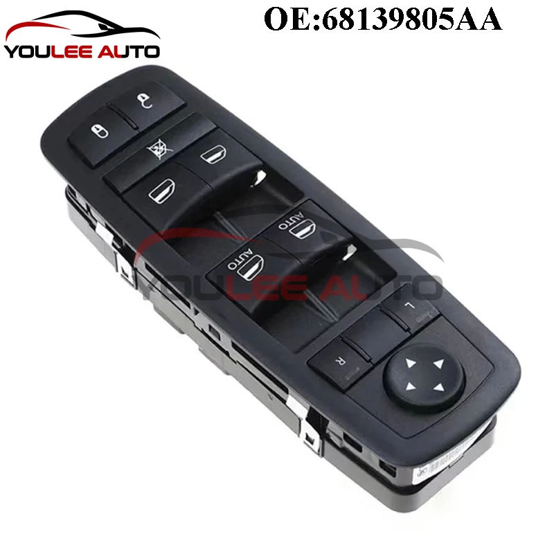 New 68231805AA 68139805AB 68139805AA 56046823AC Power Master Window Switch For 11-17 Dodge Charger Chrysler 300 Auto Parts