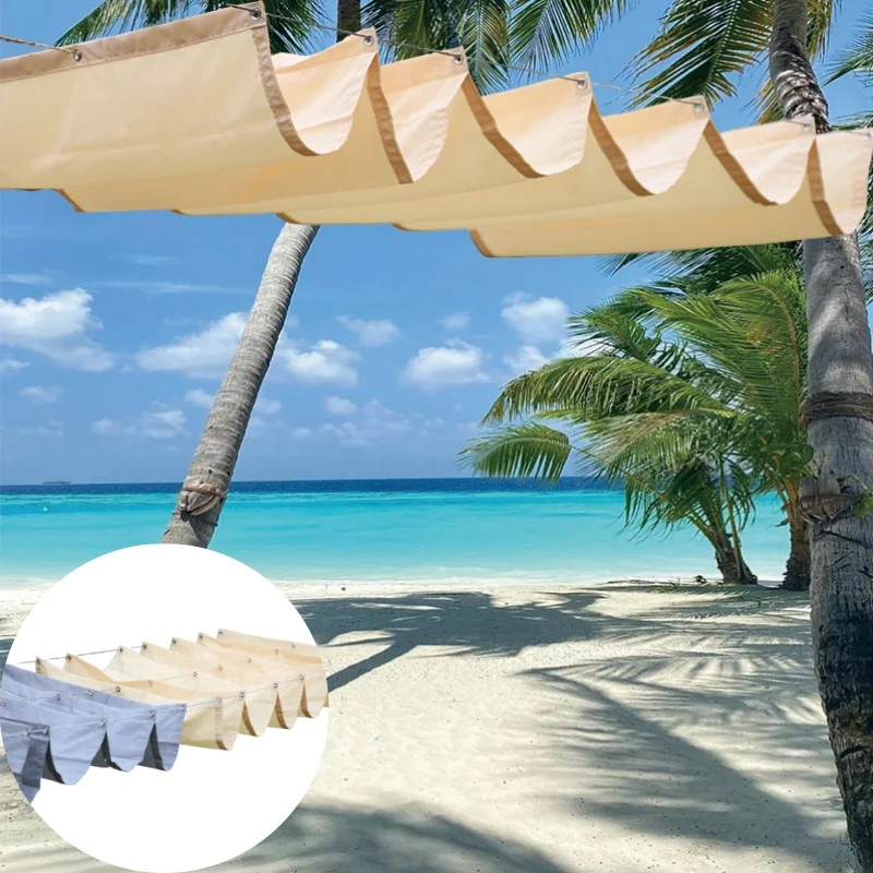 

50cm Wave Length Waterproof Polyester Seaside Viewing Waterproof Sunscreen Beautiful Sunshade Net