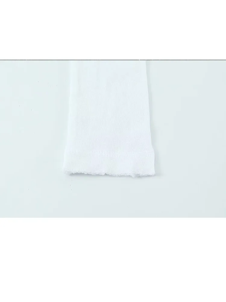 Hh mulher primavera nova moda versátil algodão em torno do pescoço de manga comprida camiseta feminina temperamento sólido simples magro 4 cores topos