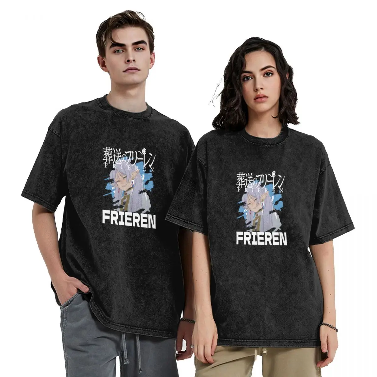 

Frieren: Beyond Journey's End, Sousou no Frieren009 T-Shirt custom shirt oversized graphic tee sublime mens cotton t shirts