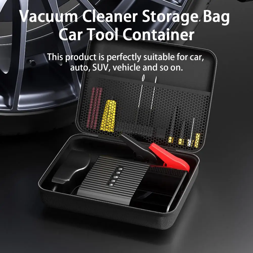 

Air Pump Storage Bag Useful Waterproof Hard Shell Car Tool Portable Vacuum Cleaner Organizer Bag Car Supplies