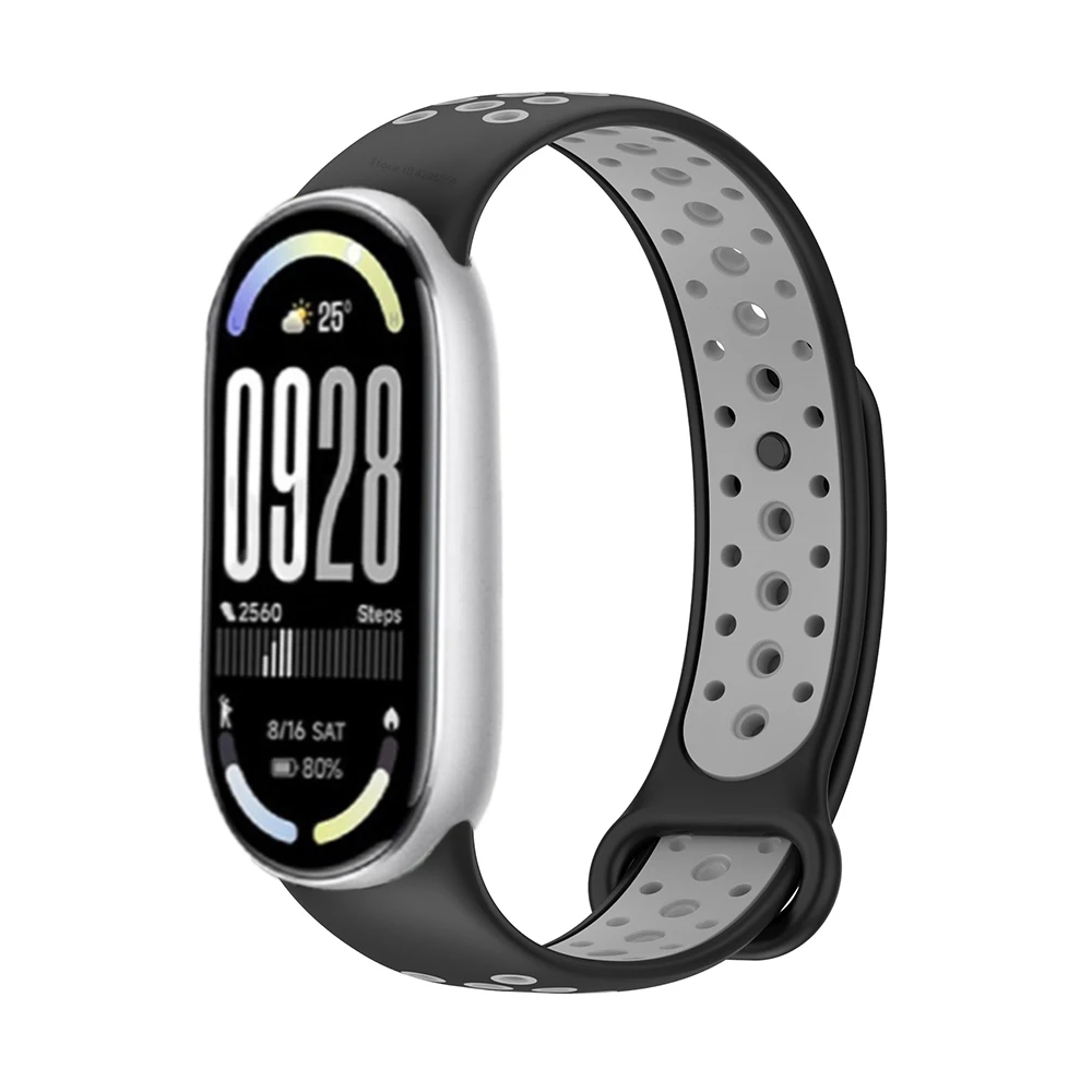 Sport Silicone Strap for Xiaomi Smart Band 10 9 8 Wristbands Replacement Bracelet Correa for Xiaomi Mi Band 10 9 8 Accessories