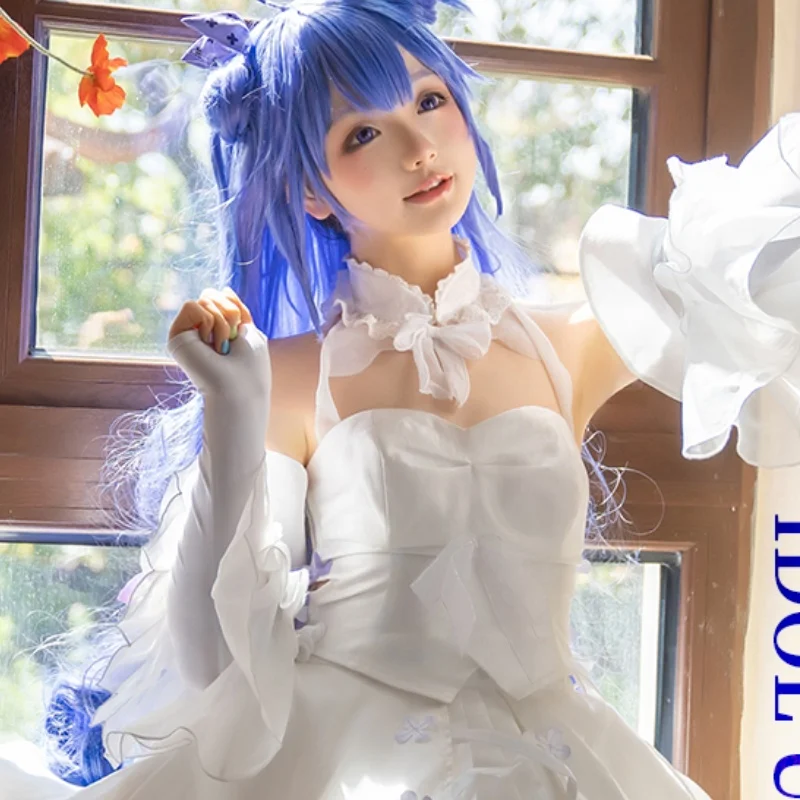 Vivi-Cos Anime Game Azur Lane Santiag Performance Kleding Prachtige Eenvoudige Halloween Carnaval Rol Cosplay Kostuum Complete Set