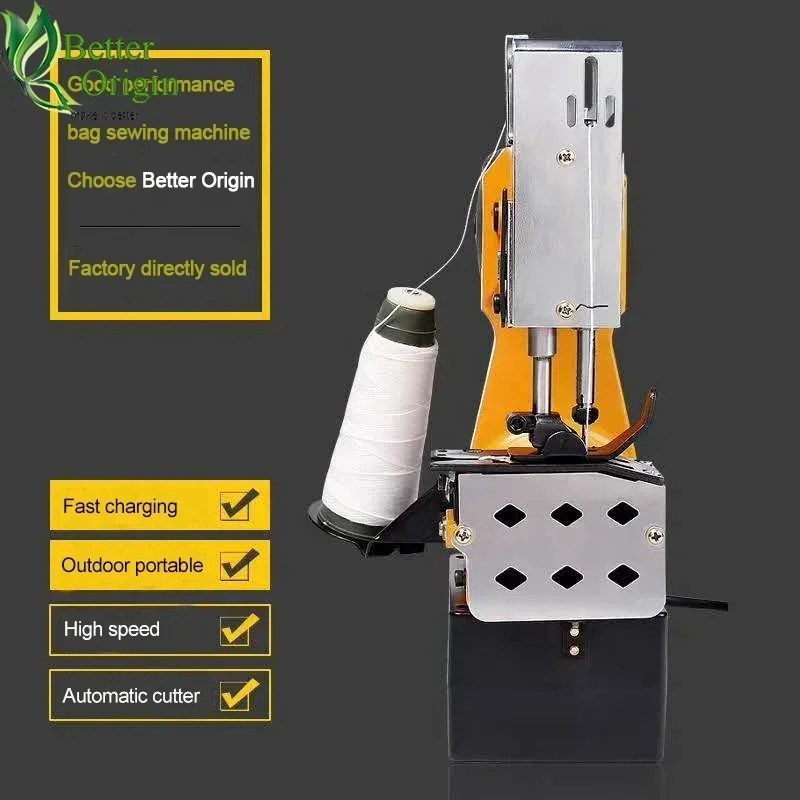 2026/GK9-801 Flour Woven Bag Sewing Machine Bag Closer Machine With Battery