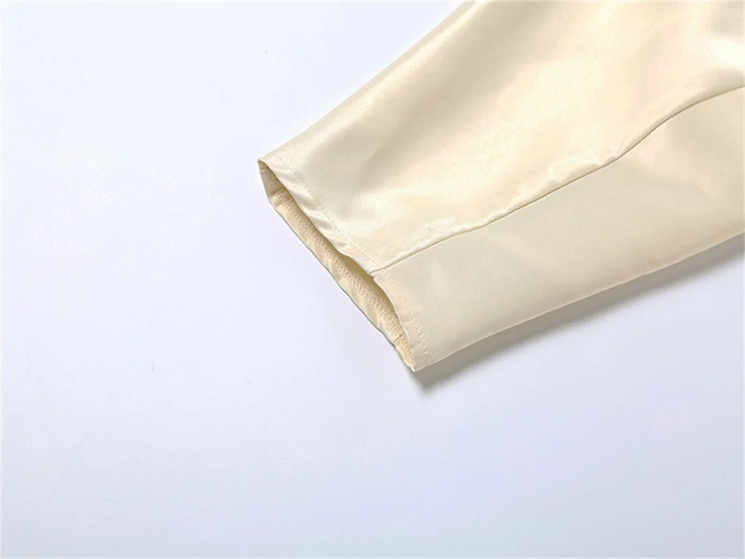 أنيقة الأزياء الذروة التلبيب المرأة المشمش واحدة الصدر دعوى معطف أثار هيم فضفاض السترة طويلة الأكمام ضئيلة الزي ل عارضة #5