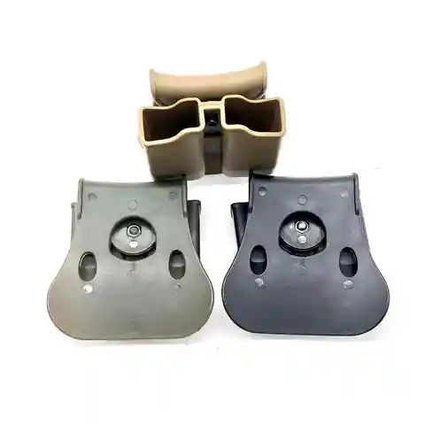 डबल मैगज़ीन होल्डर यूनिवर्सल 9mm .40 मैग होल्स्टर ग्लॉक 17 बेरेटा M9 M92 USP पैडल मैगज़ीन पाउच केस के लिए 8 best sales ग्लॉक मैगज़ीन होल्स्टर - №3
