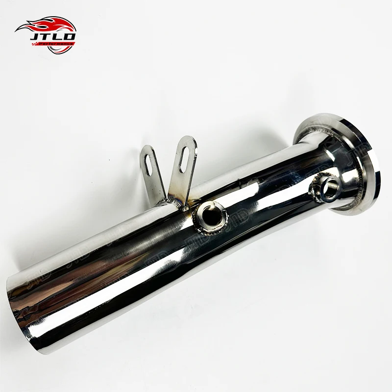 JTLD Stainless Steel Straight Pipe Exhaust Downpipe For BMW I8 Polishing Car Exhaust System