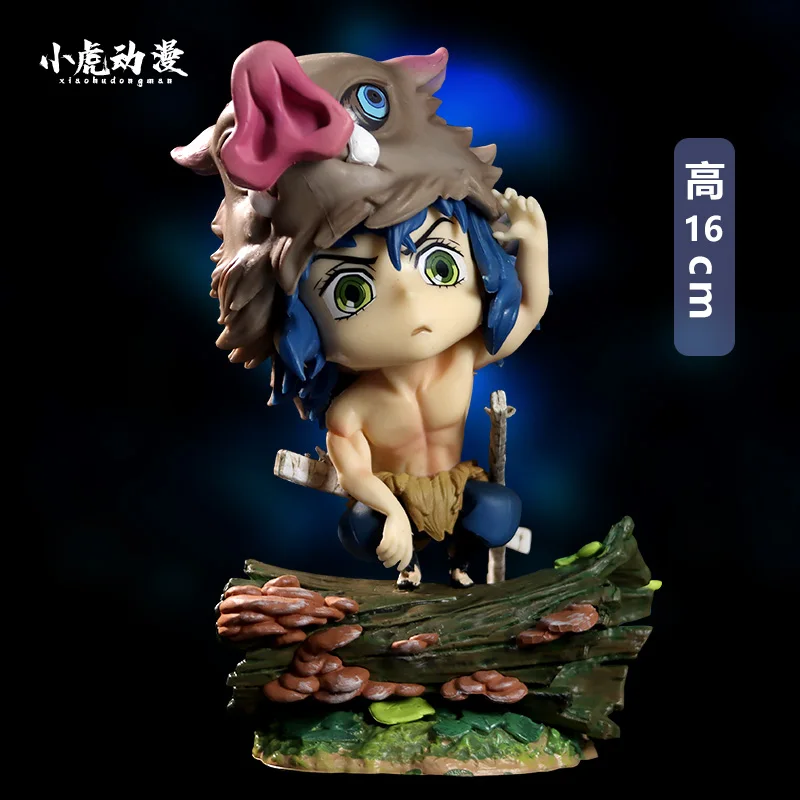 

Super Cute Demon Slayer GK Chibi Figures - Inosuke Boar Shinobu Tanjiro - Adorable Model Dolls Decor Collectible Gift for Fans