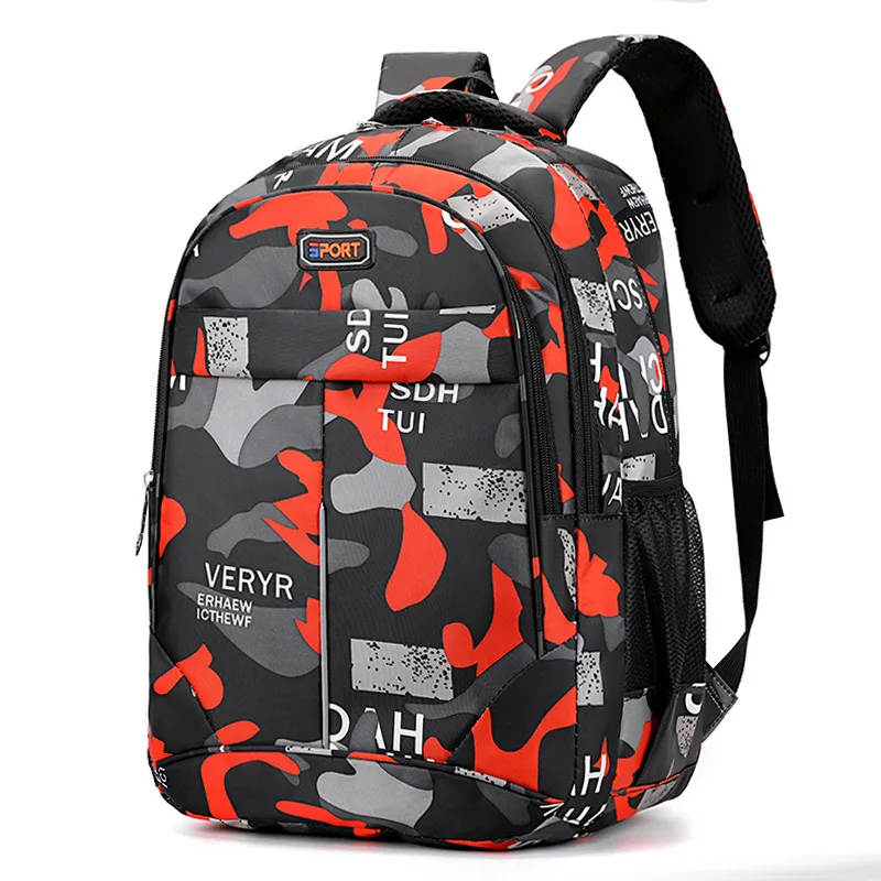 Backpack Trendy Junior High School High School Bag Travel Korean Version Men And Women Fashion Thicken Double Shoulder Bags