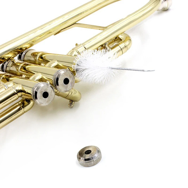 【F】1 Set Trumpet Maintenance Kit Bendable Grasp Snake Brush Mouthpiece Brush Cornet Cleaning Kit Musical Instrument Accessories