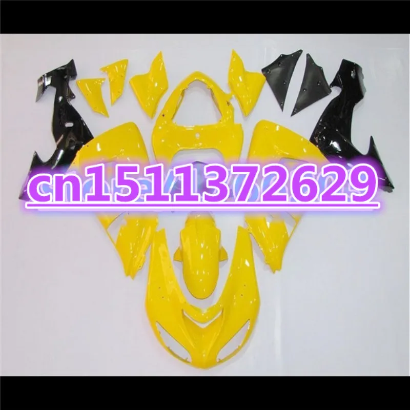 NEW Fairings For KAWASAKI 06-07 NINJA ZX10R 06 07 ZX-10R yellow  black  ZX 10R 10 R 2006 2007 Body Fairing Kit ABS